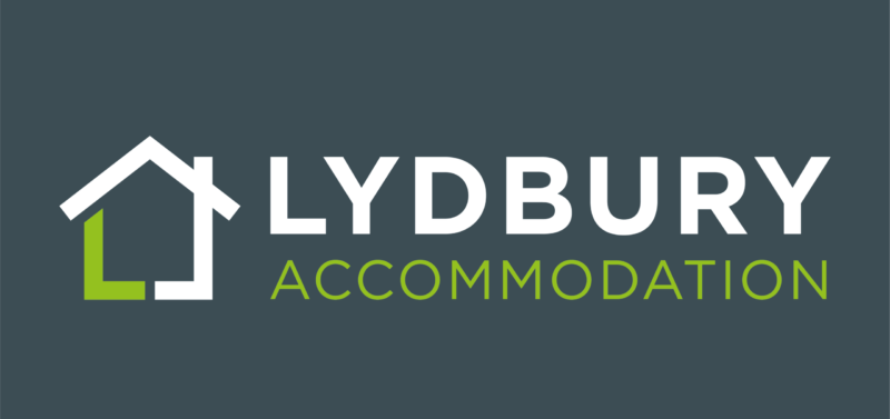 Lydbury logo reversed